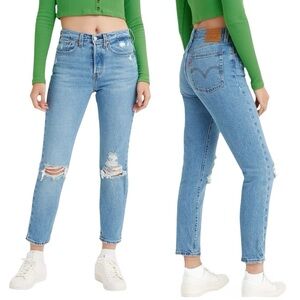 Levi’s Wedgie Fit Premium Jeans Jazz Devoted Size 25 Medium Wash